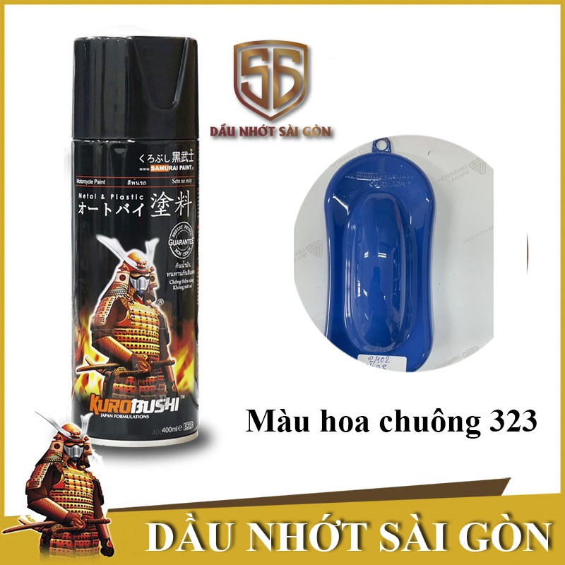 Samurai 323 - Sơn Xịt màu hoa chuông _ Bell Flower