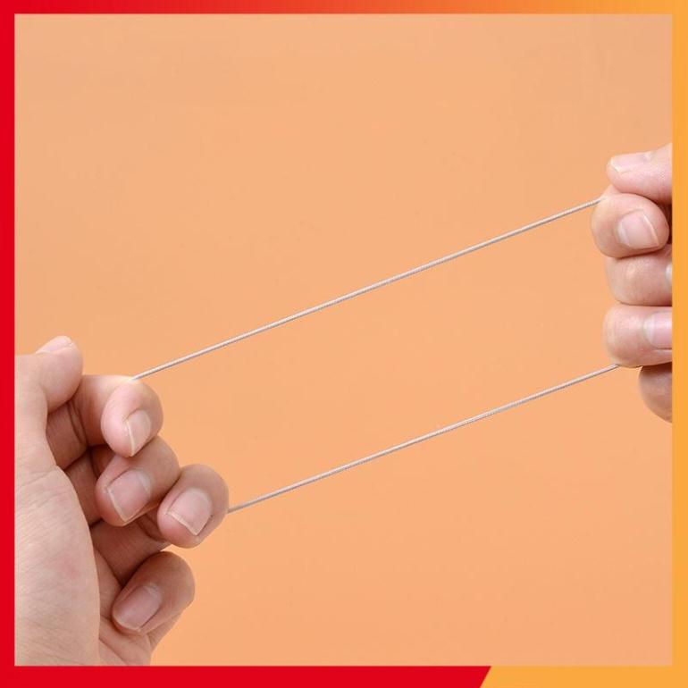 Set 100 chun buộc tóc mix 5 màu có túi zip như hình