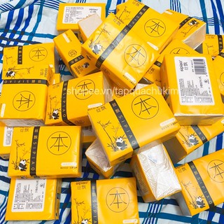 KHĂN GIẤY GẤU TRÚC SIPIAO 100% DAI MỊN 3 LỚP x 300 TỜ KHÔNG RÁCH NƯỚC