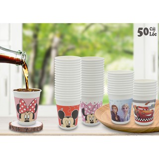 Ly giấy Disney dùng 1 lần- 280ml - 50 cái/lốc