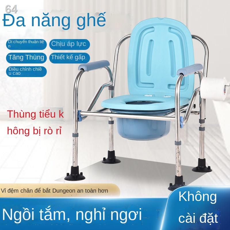 Người cao tuổi ghế đi vệ sinh nhà lớn gia đình già phân phụ nữ có thai