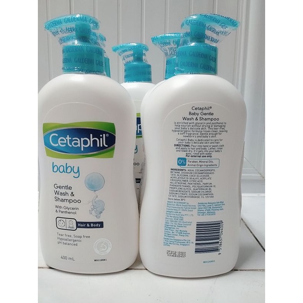 Tắm gội Cetaphil Baby thiên nhiên 400ml