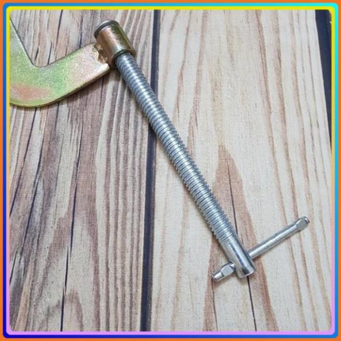 COMBO 4 CẢO VAM CHỮ C 5 INCH KẸP MAX 130MM KIM KHÍ ĐỨC NGUYÊN