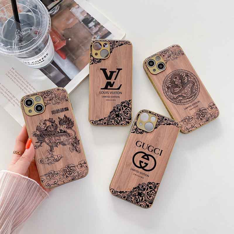 Ốp Điện Thoại Vân Gỗ Dập Nổi Mạ Điện Cho Iphone11 Pro Max Ip Xs Max Ip Xr IpX Ip Xs