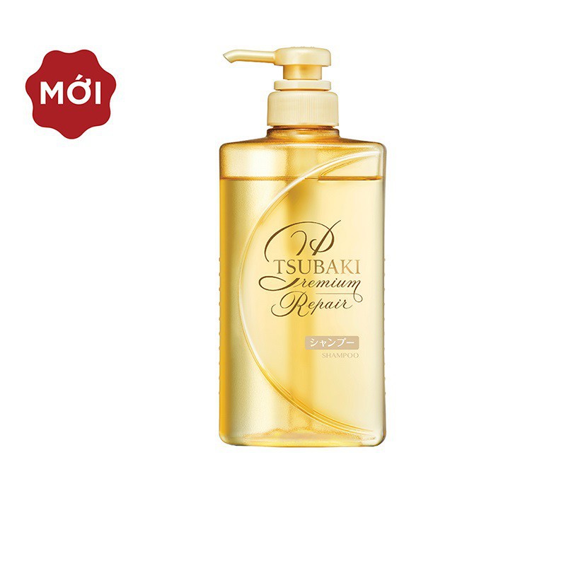 NEW Dầu Gội Tsubaki Premium Moist Shampoo 490ml