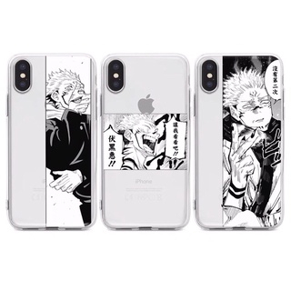 Ốp điện thoại trong suốt anime Jujutsu Kaisen - Yuji Itadori