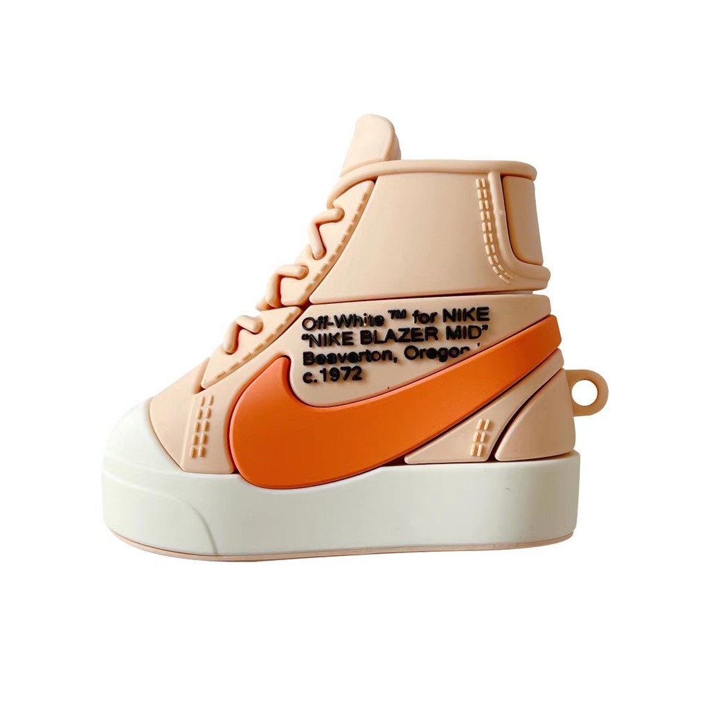 Off-white Vỏ Bảo Vệ Hộp Sạc Tai Nghe Airpods 1 / 2 / Pro Họa Tiết Logo Nike Ốp | BigBuy360 - bigbuy360.vn