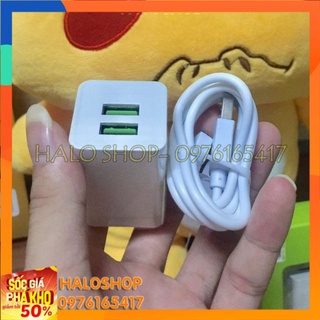 BỘ SẠC CHO MÁY OPPO 4A 2 CỔNG USB