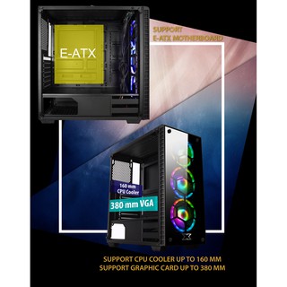 [Rẻ nhất Shopee] Vỏ case XIGMATEK VENOM (chưa kèm fan)