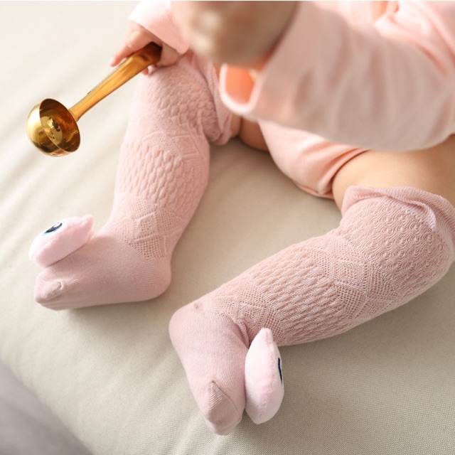 Tất đùi dài hình thú - tất lưới cho bé
