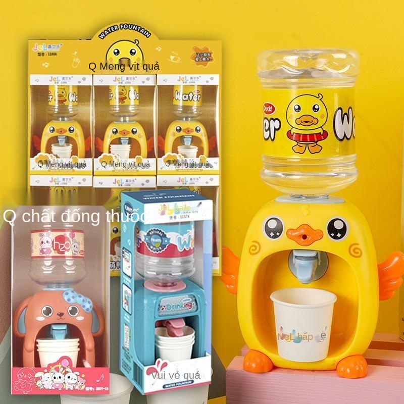 ¤Đồ chơi trẻ em máy lọc nước vui nhộn, nhà bếp mô phỏng trò bếp, bé trai và gái mini, chú vịt nhỏ màu vàng có thể lấy