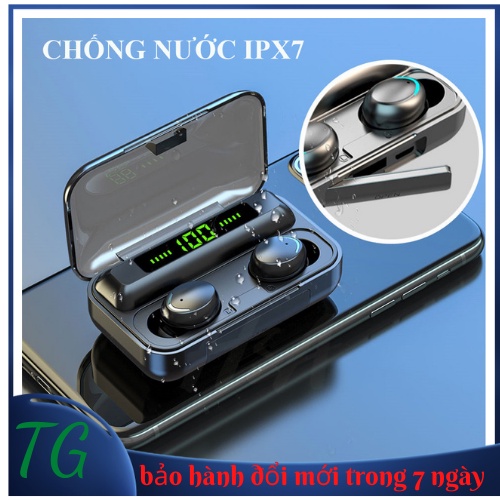 Tai Nghe Không Dây Bluetooth F9-5 PRO TWS - Phiên bản cảm ứng quốc tế Bluetooth 5.0 - Nghe nhạc liên tục 5h