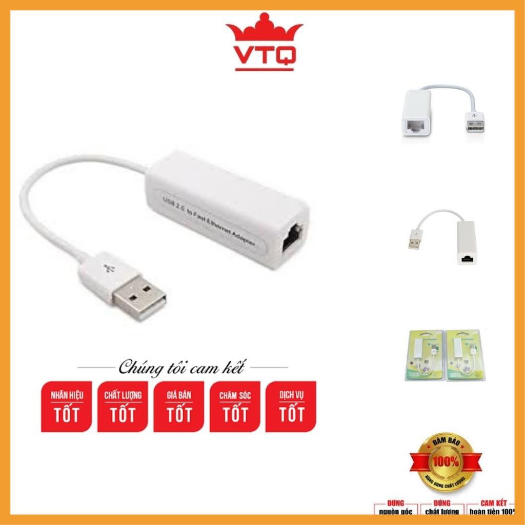 Cáp chuyển đổi usb ra lan, từ cổng usb ra cổng mạng.Bảo hành 6 tháng.shopphukienvtq
