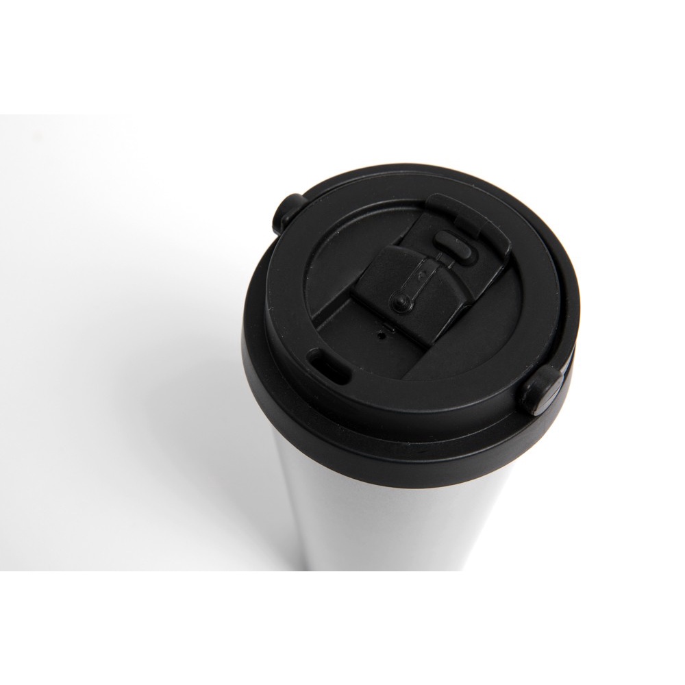 Bình Uống Nước Tumbler ARTBOX Hàn Quốc Thiết Kế Nắp Có Tay Cầm Màu Bạc
