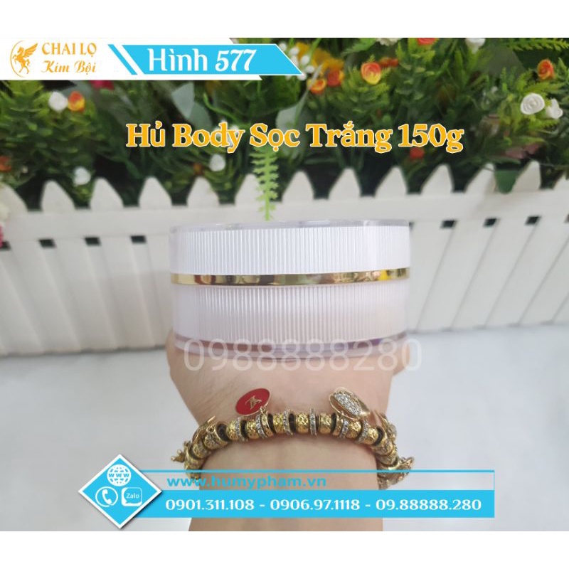 HỦ ĐỰNG KEM BODY CAO CẤP SỌC 150g