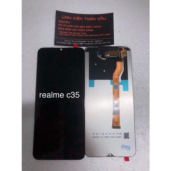 Màn hình REALME C35 / REALME 8i New Full bộ bảo hành 3 tháng Tặng kèm keodánmàn+bộsữachữa+cườnglực+quechọcsim