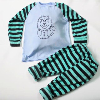 Bộ cotton sợi thu đông cho bé trai bé gái