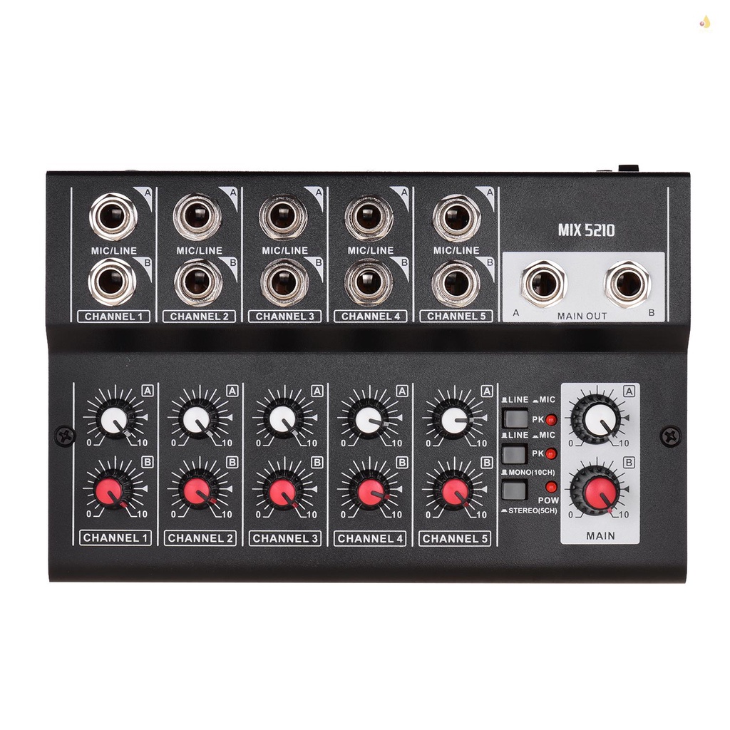 Máy Trộn Âm Thanh 10 Kênh MIX5210 Chuyên Dụng