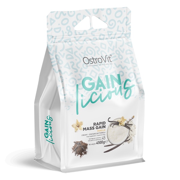Sữa Tăng Cân, Tăng Cơ, Cung Cấp Whey Protein Ostrovit Gain Licious Mass Gainer