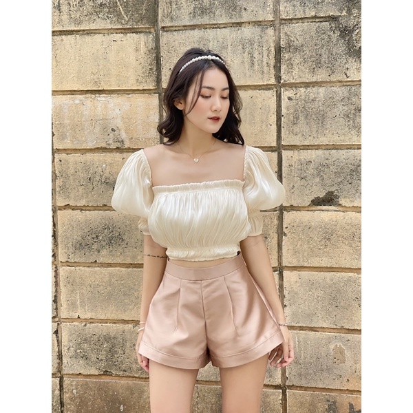 Áo tay phồng nhũ Roxanna - VIQ The Label