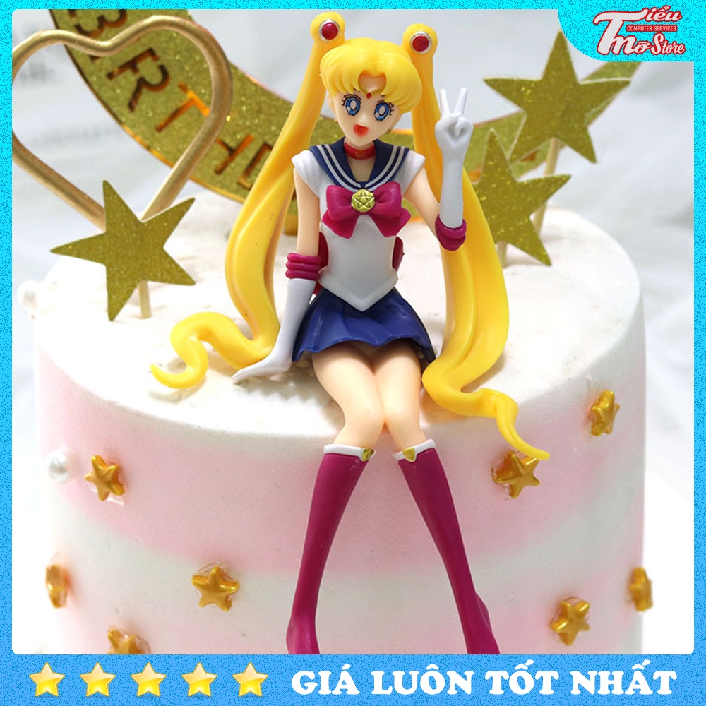 Mô hình thủy thủ mặt trăng - Sailor Moon trang trí bánh kem