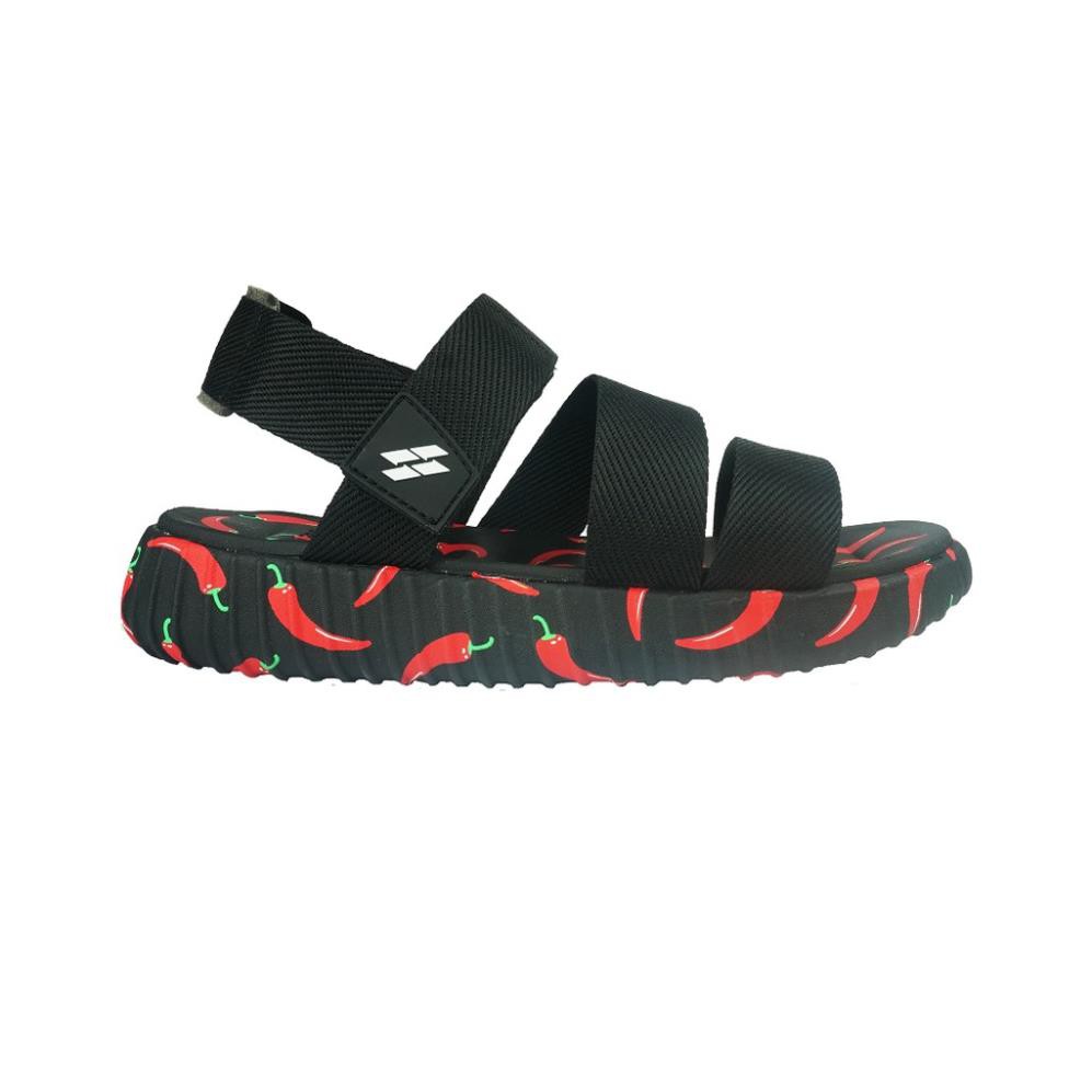 [CHÍNH HÃNG] SANDAL SAADO | SC01 – Yezi Black Chili – Màu Đen Đỏ | Giày Sandal Nam Nữ -ku7