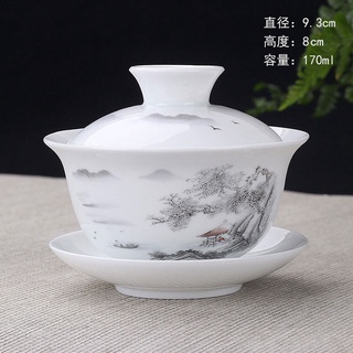 Chén Khải Pha Trà Sứ