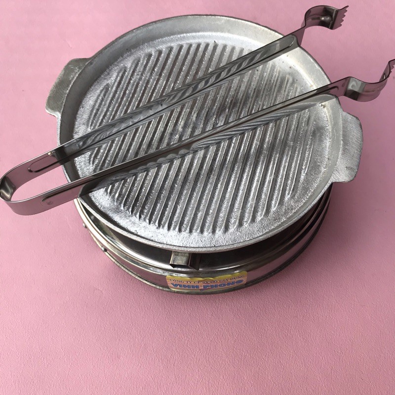 Bếp cồn inox mini họa tiết hoa cúc sang trọng