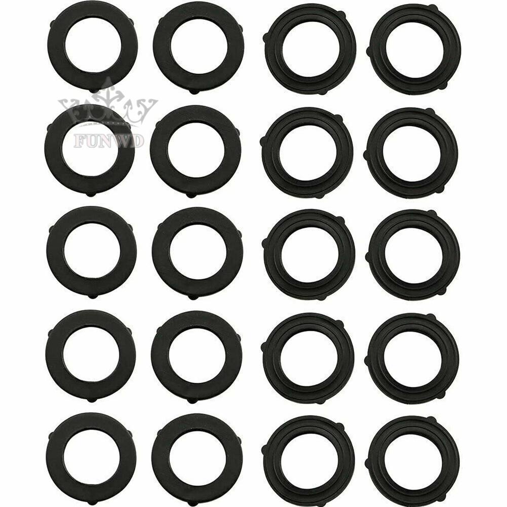 Set 20 Đầu Nối Ống Nước Bằng Cao Su Màu Đen Tự Khóa