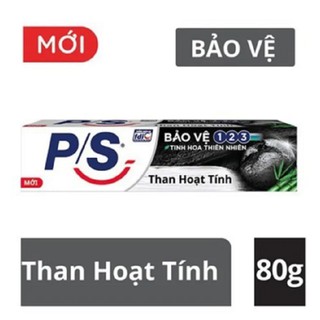  Kem Đánh Răng PS Bảo Vệ 123 Than Hoạt Tính 80g