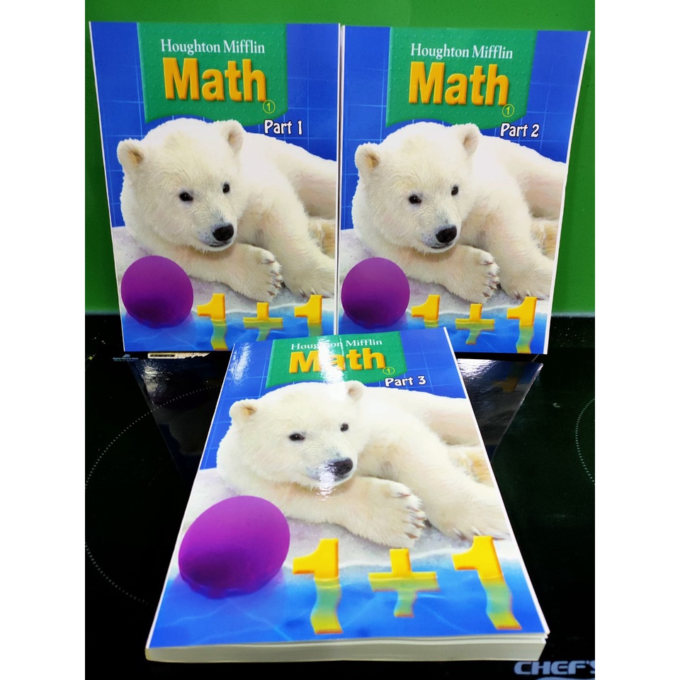 Bộ đẹp 3c - Full Colours - Math - Houghton Mifflin - Grade 1