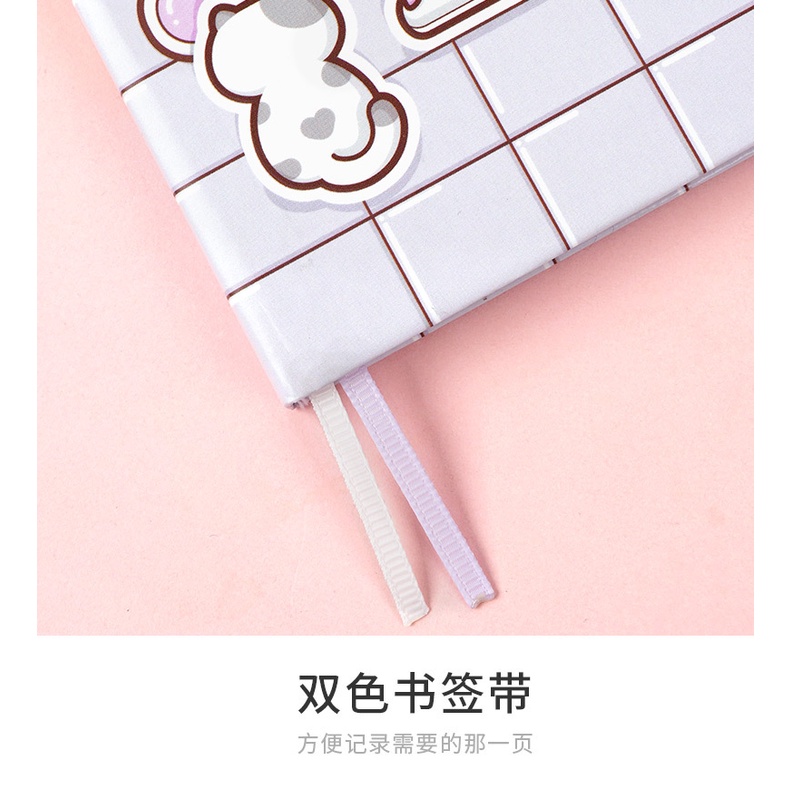 Peach Girl weeks Notebook Weekly Plan Grid Diary memo Memo Pad School Office Stationery Notepad