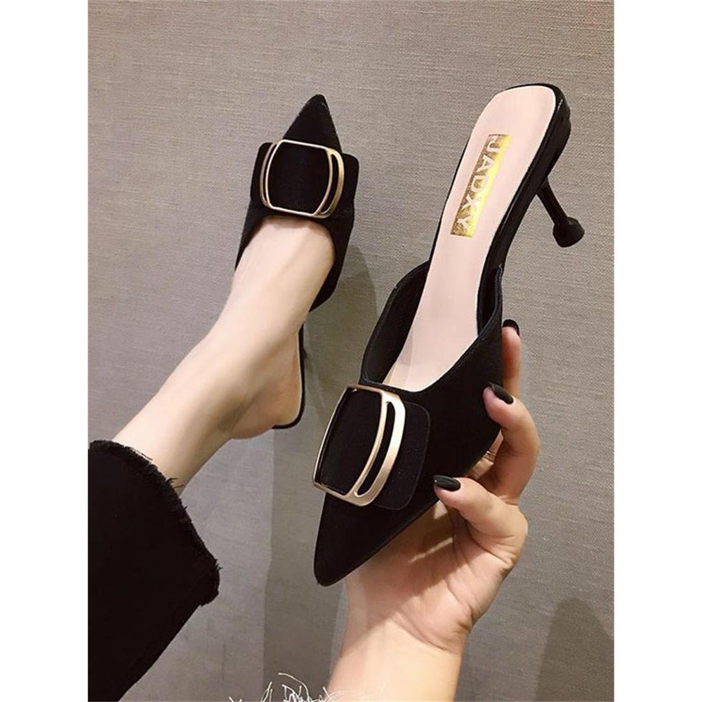 D267- sục nữ cao gót đẹp đế 5p , giày cao gót công sở hàng Quảng Châu cao cấp