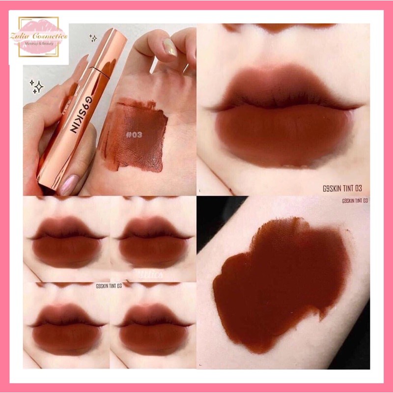 [FREE SHIP] Son Kem Lỳ G9 Skin vỏ vàng First V-Fit Velvet Tint