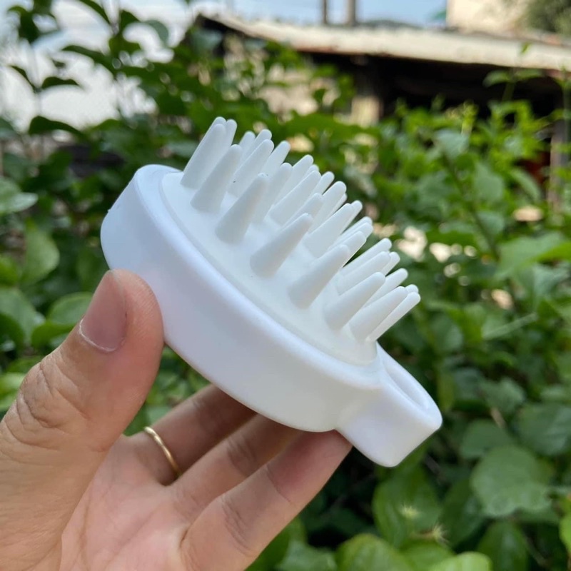 Lược Gội Đầu Silicone mát xa da đầu giảm rụng tóc