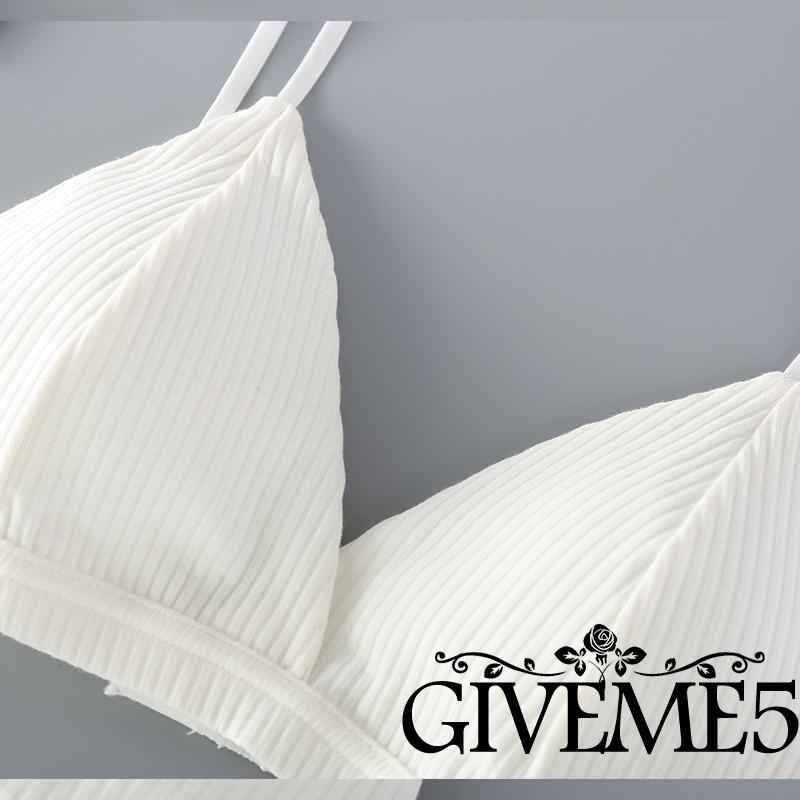 Áo ngực màu trơn hình tam giác có đệm nâng ngực tiện dụng