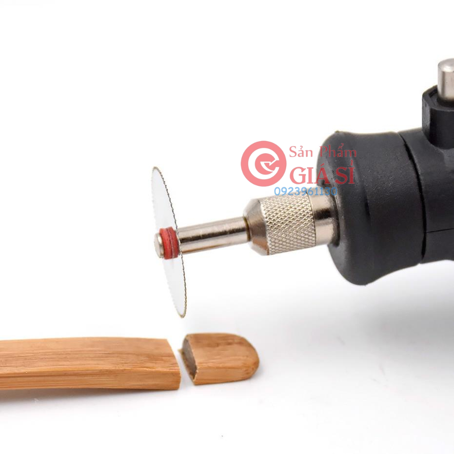 Mũi mài khắc phay khoét gỗ sử dụng thép HSS chân cốt 3mm dùng cho máy khoan mài khắc(10 mũi khắc + 2 dĩa cắt mini) ❤️fre
