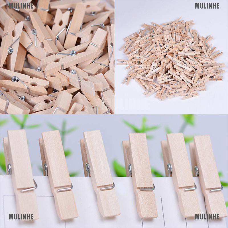 Kẹp Ảnh Bằng Gỗ Tự Nhiên 50x25MM