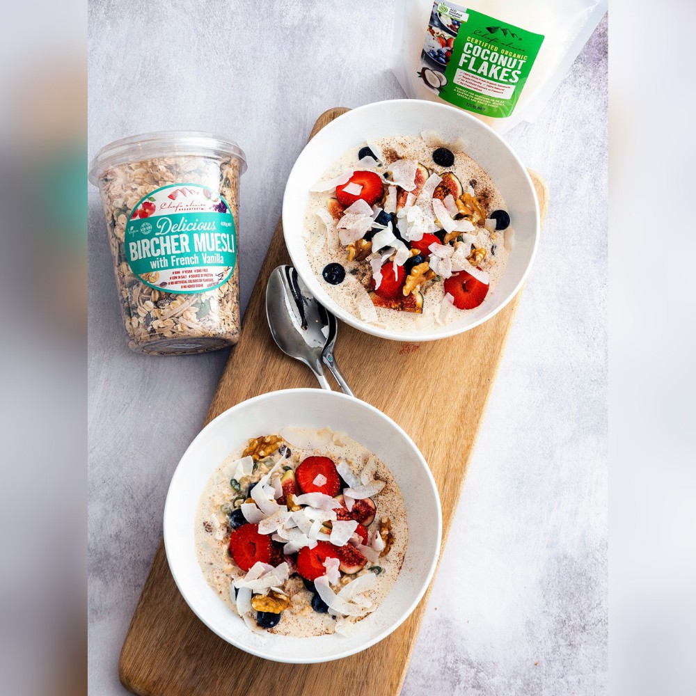 Ngũ cốc ăn sáng Muesli ngũ cốc ăn kiêng dinh dưỡng Vanila nhập khẩu Úc Heofut