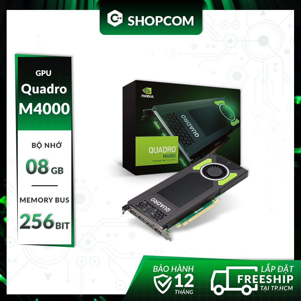 Card màn hình Nvidia Quadro M4000 - 8G DDR5 256Bit