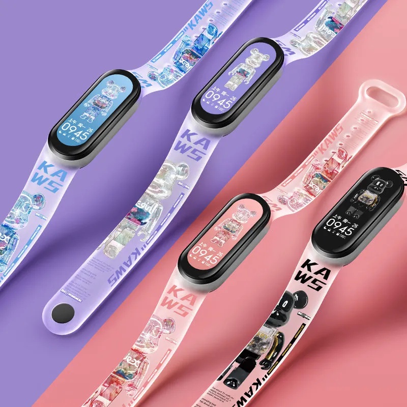 Dây Đeo Trong Suốt Có Thể Điều Chỉnh Cho Mi Band 7 6/5 4/3