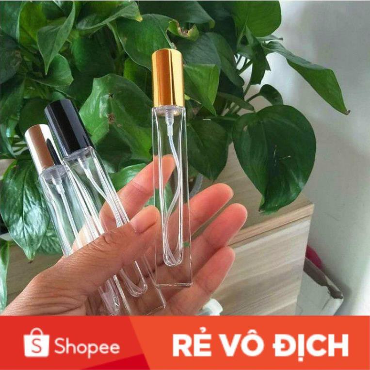 [10ml Cao dày] Lọ chiết nước hoa thủy tinh 10ml / lọ đựng dầu thơm [giá sỉ tận gốc]