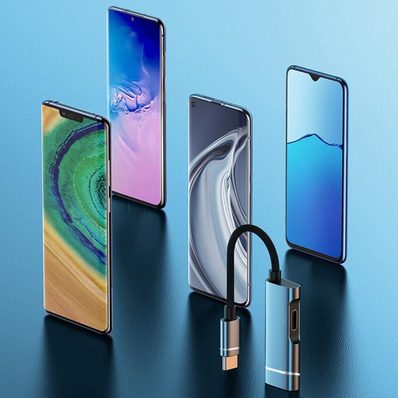 Bộ Hub Chuyển Đổi USB Type C Sang Cổng Sạc USB 3.0 + PD OTG 2 Trong 1 Đa Năng Cho Laptop