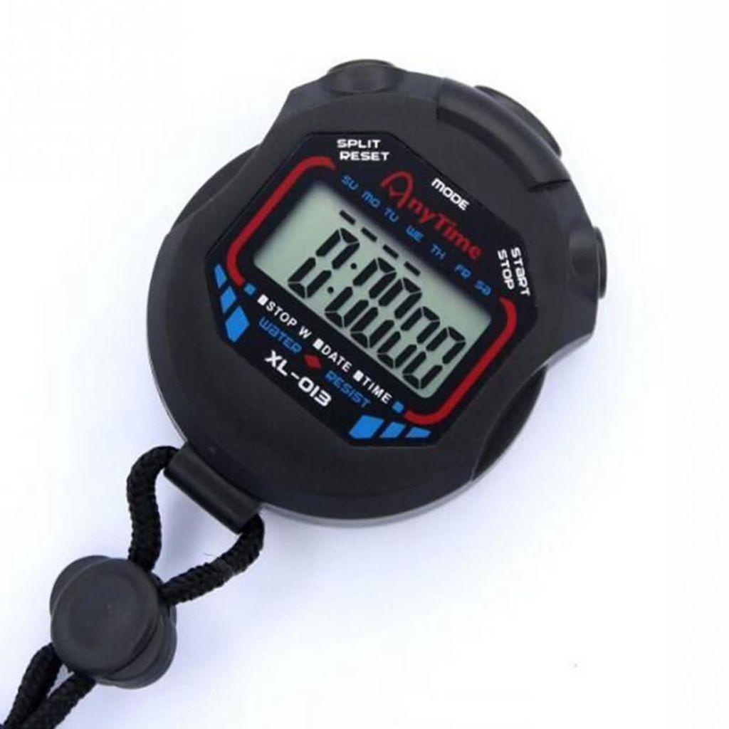 Mocho Đồng Hồ Bấm Giờ Màn Hình LCD Kỹ Thuật Số Chuyên Nghiệp Có Dây Đeo Thể Thao
