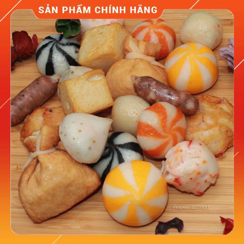 Viên Thả Lẩu Malaysia Bánh Bao Hải Sản NHÍM BIỂN Nhân Trứng Cá