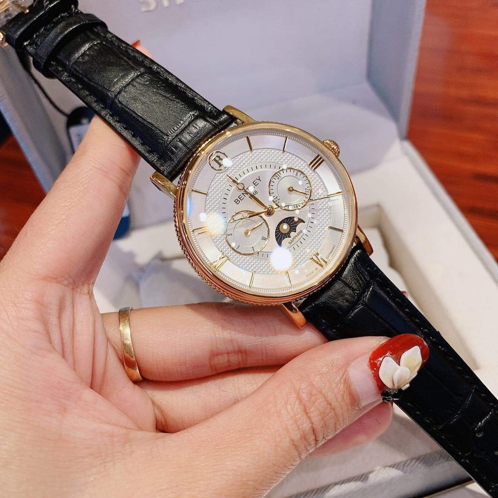 Đồng Hồ Nam Chính Hãng BENTLEY BL1865-30 Tặng Kèm Dây Da Cao Cấp