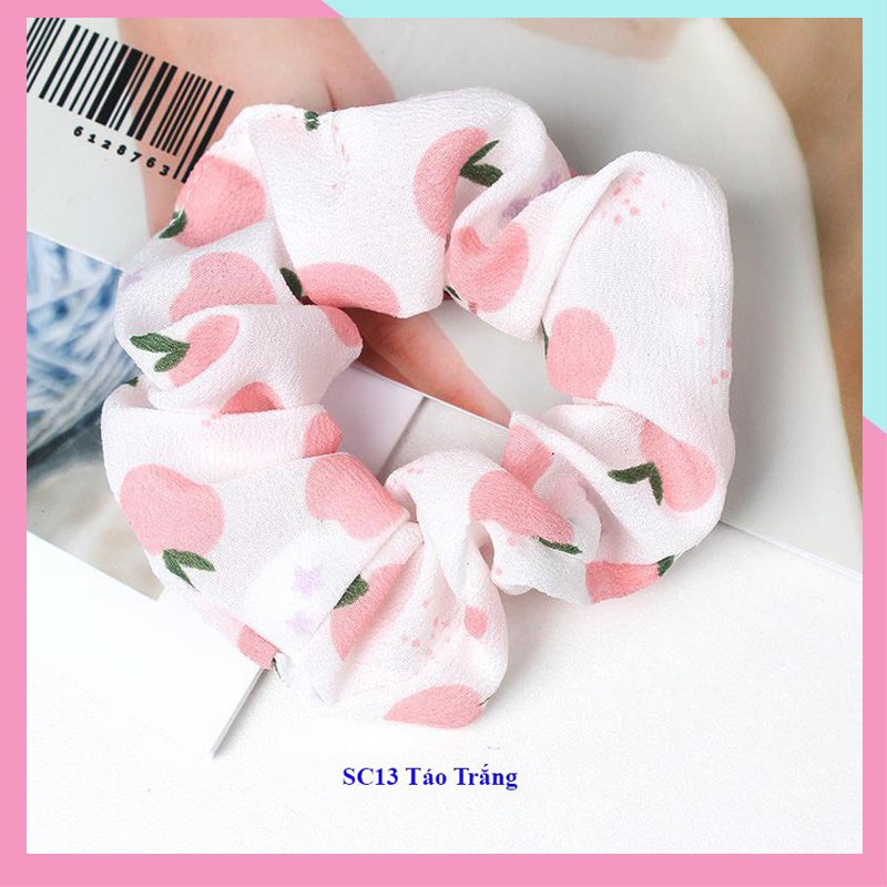 Dây buộc tóc, cột tóc scrunchies hoa quả dễ thương SC13