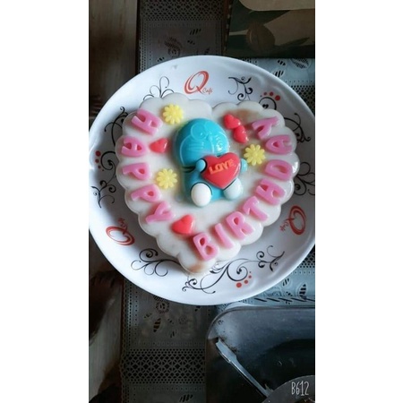 Khuôn rau câu happy birthday 20cm