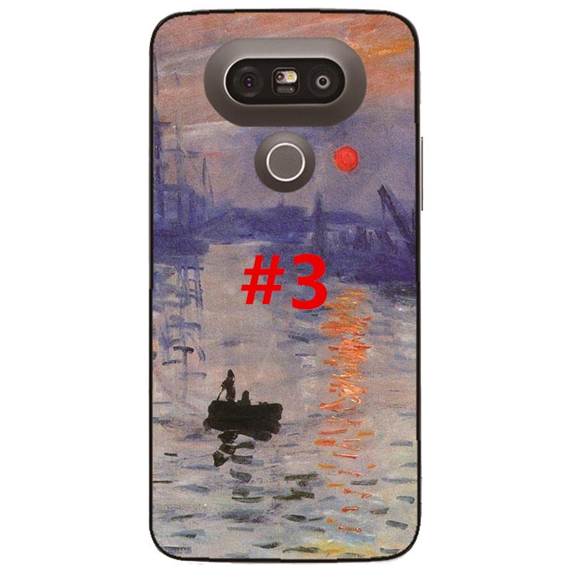 Ốp điện thoại TPU chống sốc hình Van Gogh cho LG G7 G6 G5 G4 G3 G2