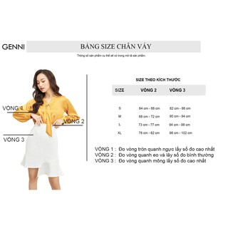 Chân váy đai nơ GV006 - Genni